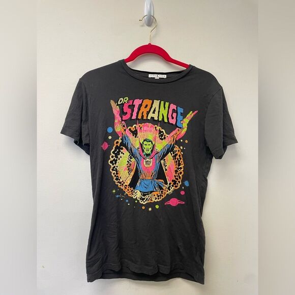 Junk Food Grey Neon Colorful Dr. Strange Tee SZ S - Picture 1 of 5